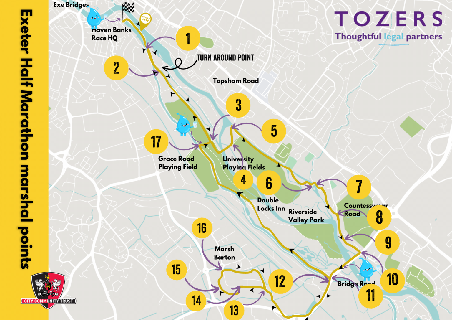 Exeter Half Marathon Race Instructions - Exeter City Community Trust